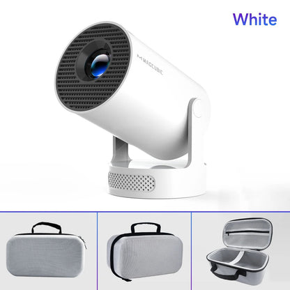 Magcubic Projector Android 11 4K 1280*720P HY300 Pro + Dual Wifi 290ANSI 180°flexible BT5.0 Cinema Outdoor Portable Projector